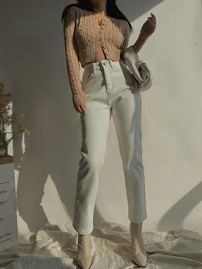 Cardigan Retro de Cintura Alta y Manga Larga - Estilo Europeo y Americano - Image 27