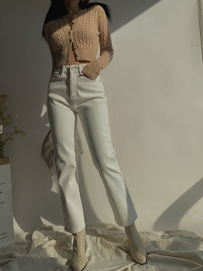 Cardigan Retro de Cintura Alta y Manga Larga - Estilo Europeo y Americano - Image 28