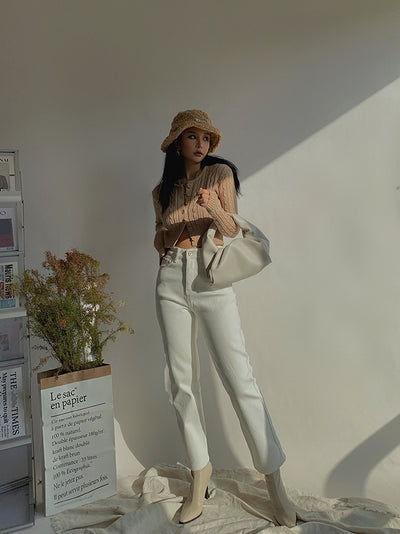 Cardigan Retro de Cintura Alta y Manga Larga - Estilo Europeo y Americano - Image 31