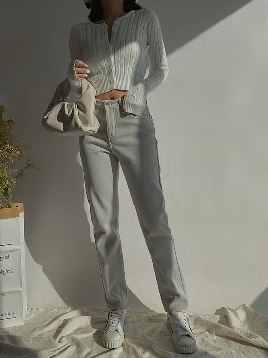 Cardigan Retro de Cintura Alta y Manga Larga - Estilo Europeo y Americano - Image 48