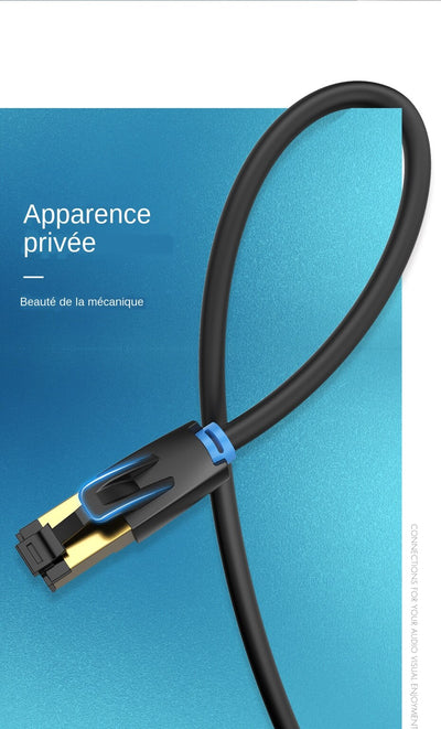 Cable de Red CAT8 10G - Conector de Alta Velocidad para Gaming y Streaming - Image 12