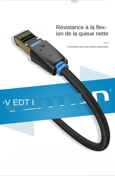 Cable de Red CAT8 10G - Conector de Alta Velocidad para Gaming y Streaming - Image 13