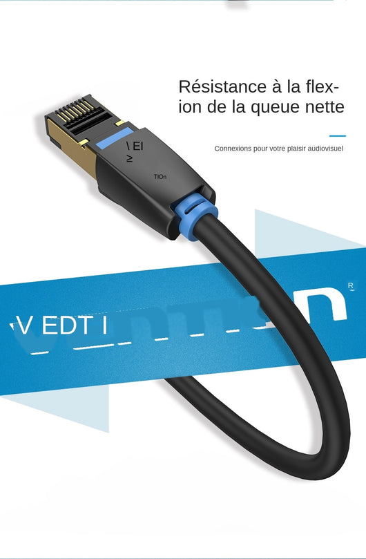 Cable de Red CAT8 10G - Conector de Alta Velocidad para Gaming y Streaming - Image 13