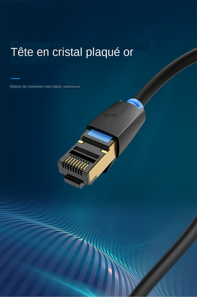 Cable de Red CAT8 10G - Conector de Alta Velocidad para Gaming y Streaming - Image 15