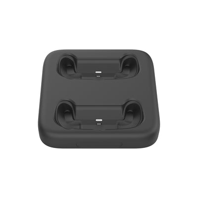 Black dual charging dock for Xbox Series S/X wireless controllers, featuring two dedicated charging slots. - Image 14