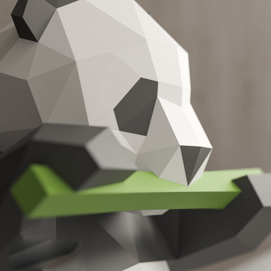 Figura Decorativa Panda Comiendo Bambú - Image 9
