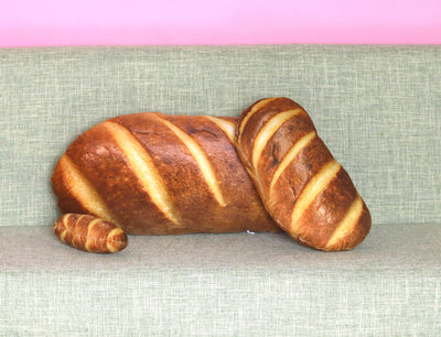 Almohada 3D Pan Mantequilla Jamón Sésamo - Peluche Gigante para Niños - Image 13