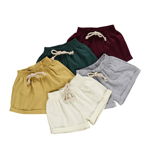 Shorts de Colores Sólidos para Niños - Image 3