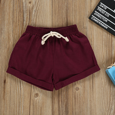 Shorts de Colores Sólidos para Niños - Image 4