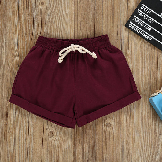 Shorts de Colores Sólidos para Niños - Image 4