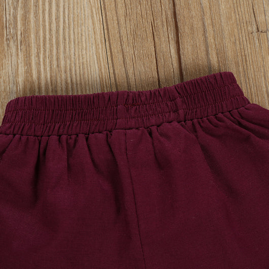 Shorts de Colores Sólidos para Niños - Image 9