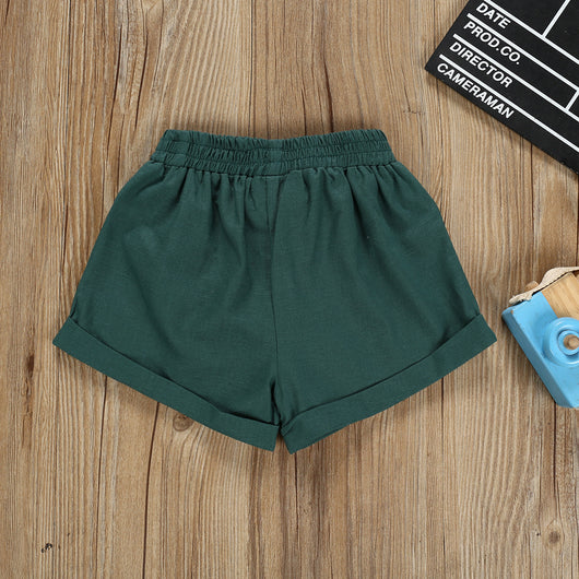 Shorts de Colores Sólidos para Niños - Image 26