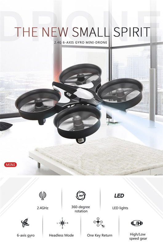 Dron Mini con Anillo Protector y Control Remoto para Niños - Image 13