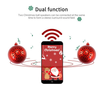 Parlante Bluetooth Bass Navideño para Computadora - Image 9