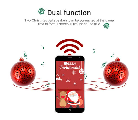 Parlante Bluetooth Bass Navideño para Computadora - Image 9