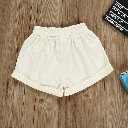 Shorts de Colores Sólidos para Niños - Image 32