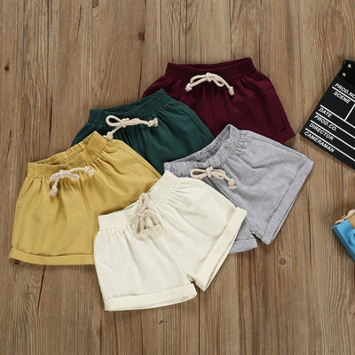 Shorts de Colores Sólidos para Niños - Image 34