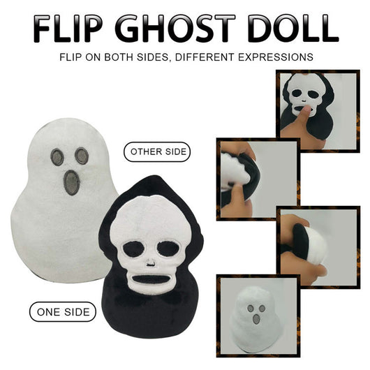 Peluche Reversible Fantasma Halloween - Juguete Interactivo de Doble Cara - Image 9