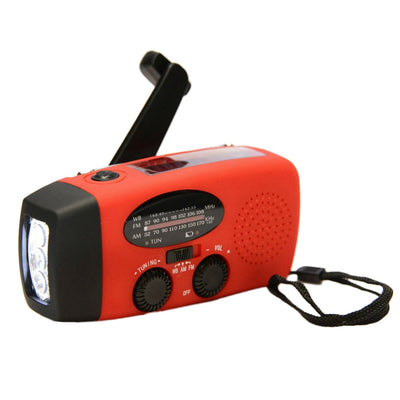 Radio Linterna Multifunción con Carga Solar y Manivela USB - Image 12