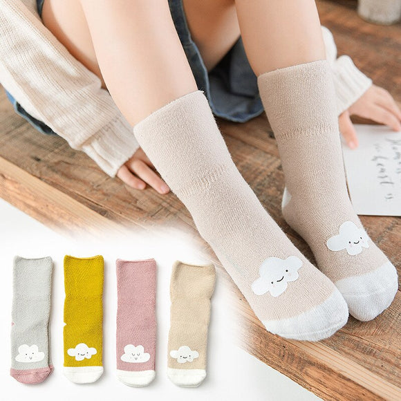 Calcetines para bebé con diseños animados y transferencia térmica
