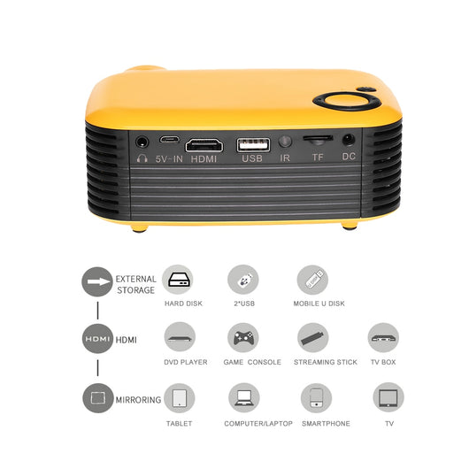 Proyector Portátil 1080p 800 Lúmenes - Cine en Casa con Tecnología Eye-Care - Image 9