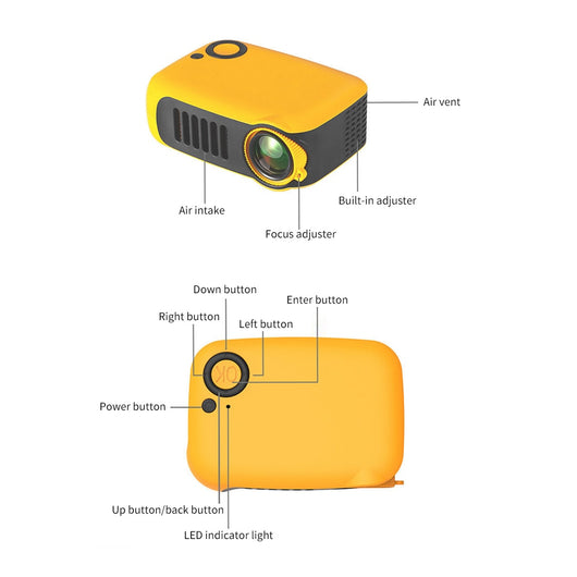 Proyector Portátil 1080p 800 Lúmenes - Cine en Casa con Tecnología Eye-Care - Image 18