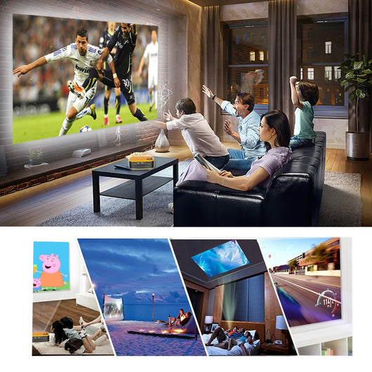 Proyector Portátil 1080p 800 Lúmenes - Cine en Casa con Tecnología Eye-Care - Image 24