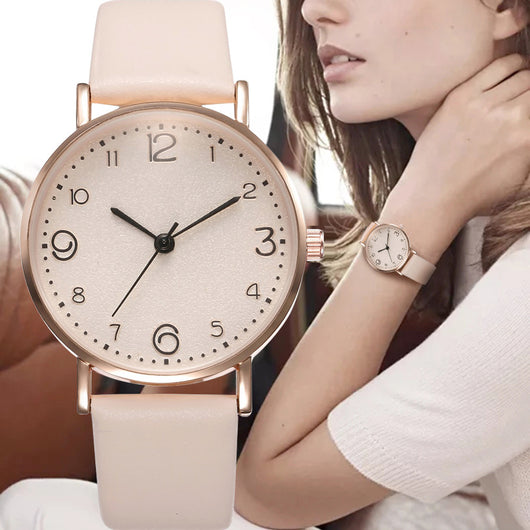 Reloj de Cuarzo con Correa de Cuero - Image 3