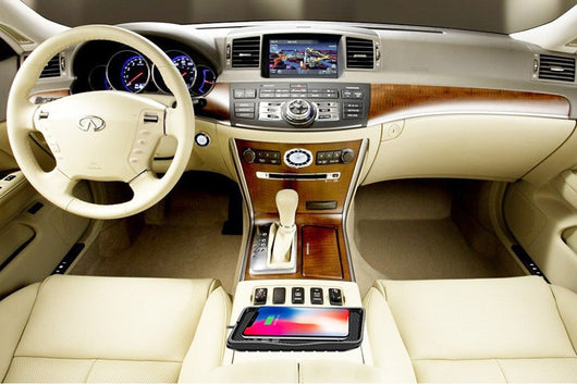 Cargador Inalámbrico Antideslizante para Auto Compatible con Apple - Image 7