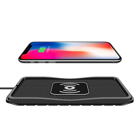 Cargador Inalámbrico Antideslizante para Auto Compatible con Apple - Image 12