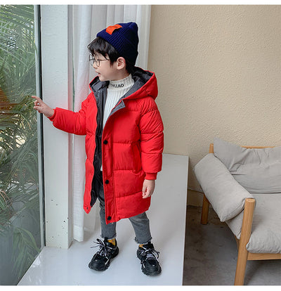 Chaqueta Acolchada de Plumón Infantil Larga - Image 8