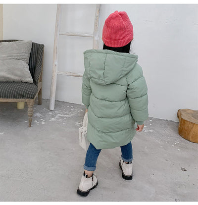 Chaqueta Acolchada de Plumón Infantil Larga - Image 12