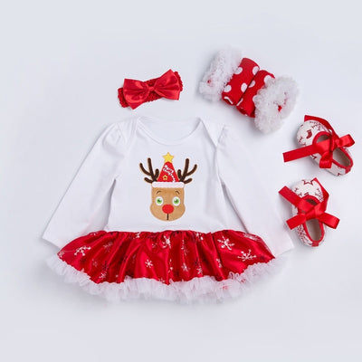 Conjunto de 4 Piezas de Ropa para Recién Nacido - Colección Navideña - Image 11