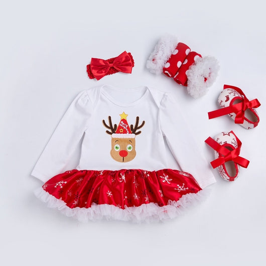 Conjunto de 4 Piezas de Ropa para Recién Nacido - Colección Navideña - Image 11