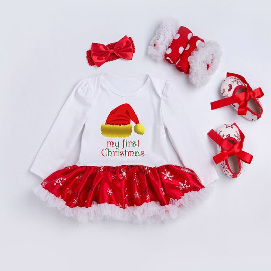 Conjunto de 4 Piezas de Ropa para Recién Nacido - Colección Navideña - Image 12