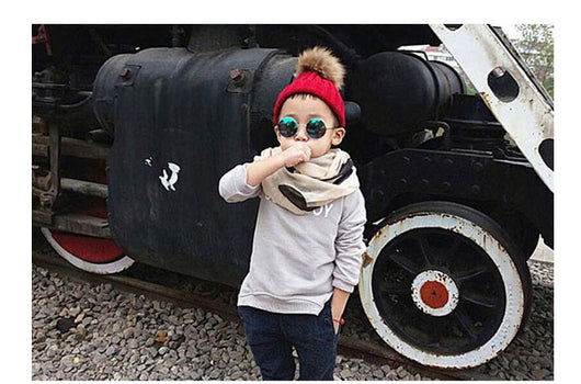 Gorro Infantil de Lana con Pompón para Otoño e Invierno - Image 25
