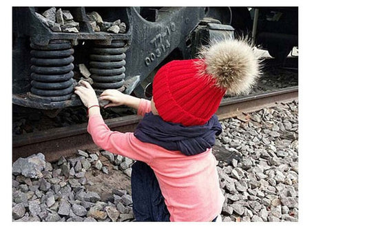 Gorro Infantil de Lana con Pompón para Otoño e Invierno - Image 26