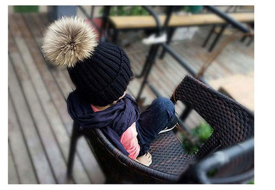 Gorro Infantil de Lana con Pompón para Otoño e Invierno - Image 28