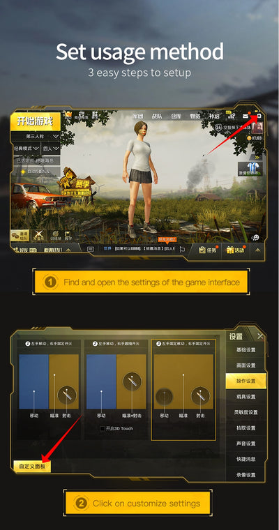 Black Baseus mobile phone game controller with an airplane design and star detail, for enhanced mobile gaming. - Image 17