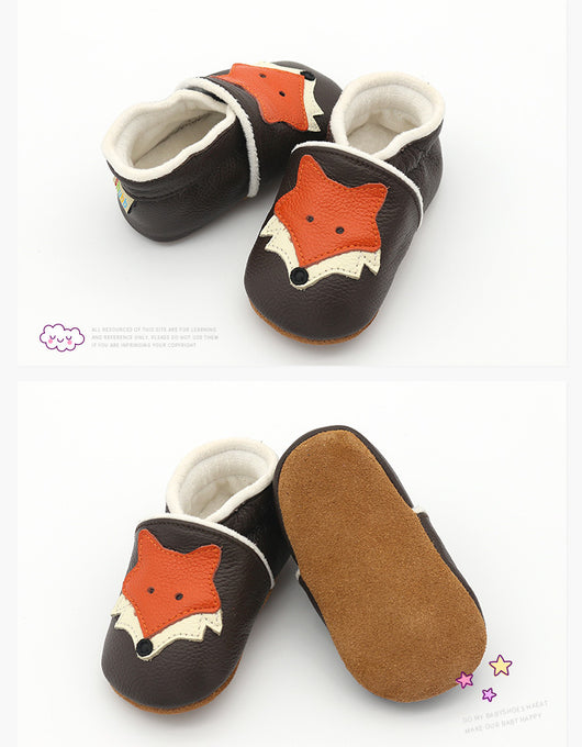 Zapatos de Cuna Mr. Fox en Cuero Genuino - Image 6