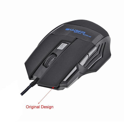 Ratón Gaming Óptico 5500DPI con Retroiluminación LED 7 Colores - 7 Botones Programables - Image 14