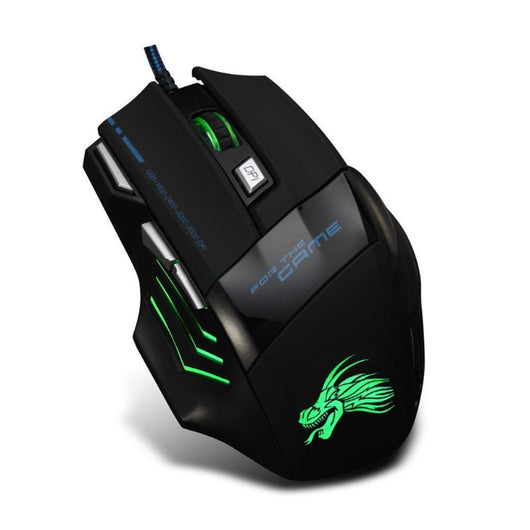 Ratón Gaming Óptico 5500DPI con Retroiluminación LED 7 Colores - 7 Botones Programables - Image 17