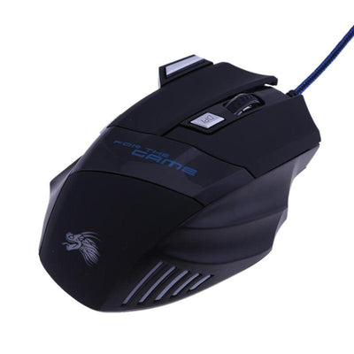 Ratón Gaming Óptico 5500DPI con Retroiluminación LED 7 Colores - 7 Botones Programables - Image 19