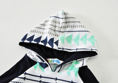 Pijama con Capucha y Arnés Triangular para Recién Nacido - Image 9