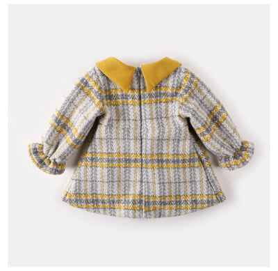 Vestido de Niña Cuadrille Acolchado para Otoño e Invierno - Image 7