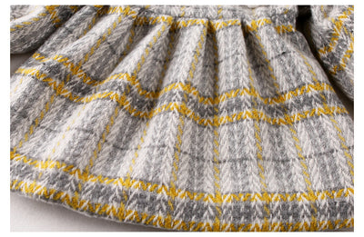 Vestido de Niña Cuadrille Acolchado para Otoño e Invierno - Image 10