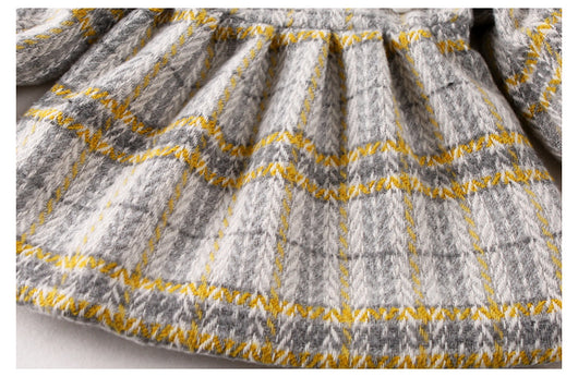Vestido de Niña Cuadrille Acolchado para Otoño e Invierno - Image 10