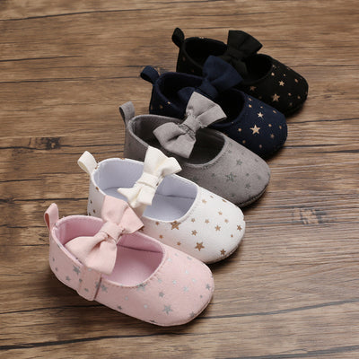Zapatos de Princesa para Bebé Niña 0-1 Año - Antideslizantes con Diseño de Estrella - Image 5