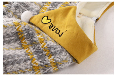 Vestido de Niña Cuadrille Acolchado para Otoño e Invierno - Image 12