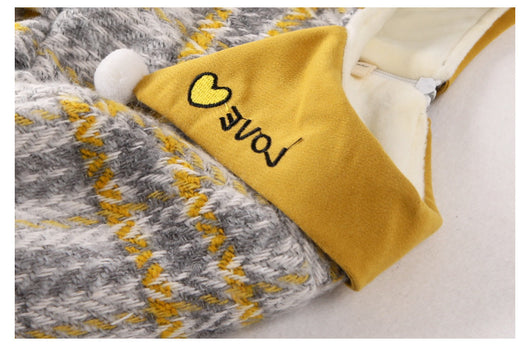 Vestido de Niña Cuadrille Acolchado para Otoño e Invierno - Image 12